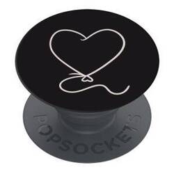 Uchwyt i podstawa do smartfona POPSOCKETS Heart Balloon w kolorze czarnym
